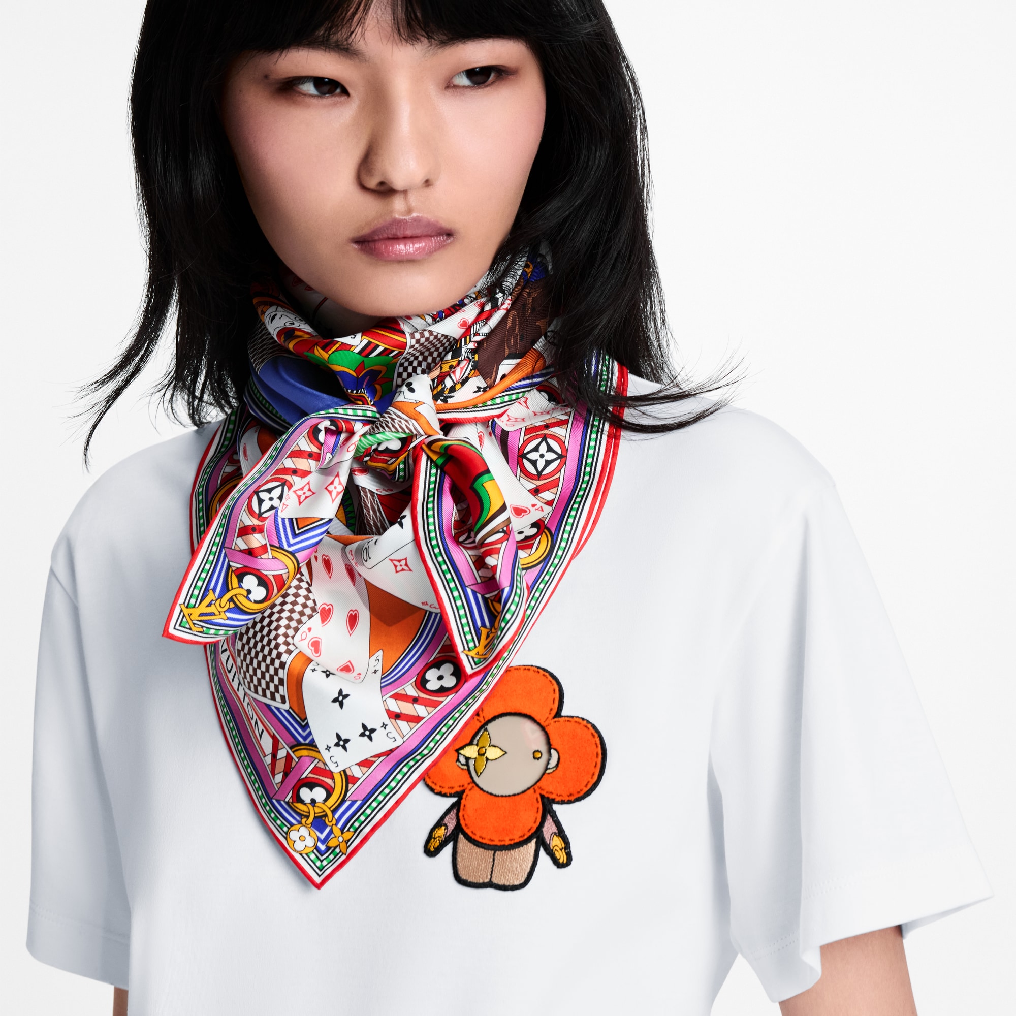 美品✨LOUIS VUITTON アーケードゲーム　スカーフ　カレ90 LV Card Game Square 90 S00 - Women - Accessories | LOUIS VUITTON ®